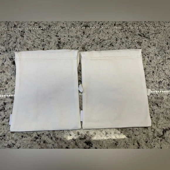 (2) Cozy Earth Canvas Storage Bags - Picture 4 of 6